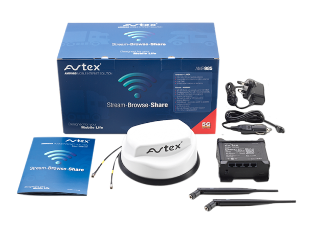 Avtex RV Internet System (Antenna & Router)