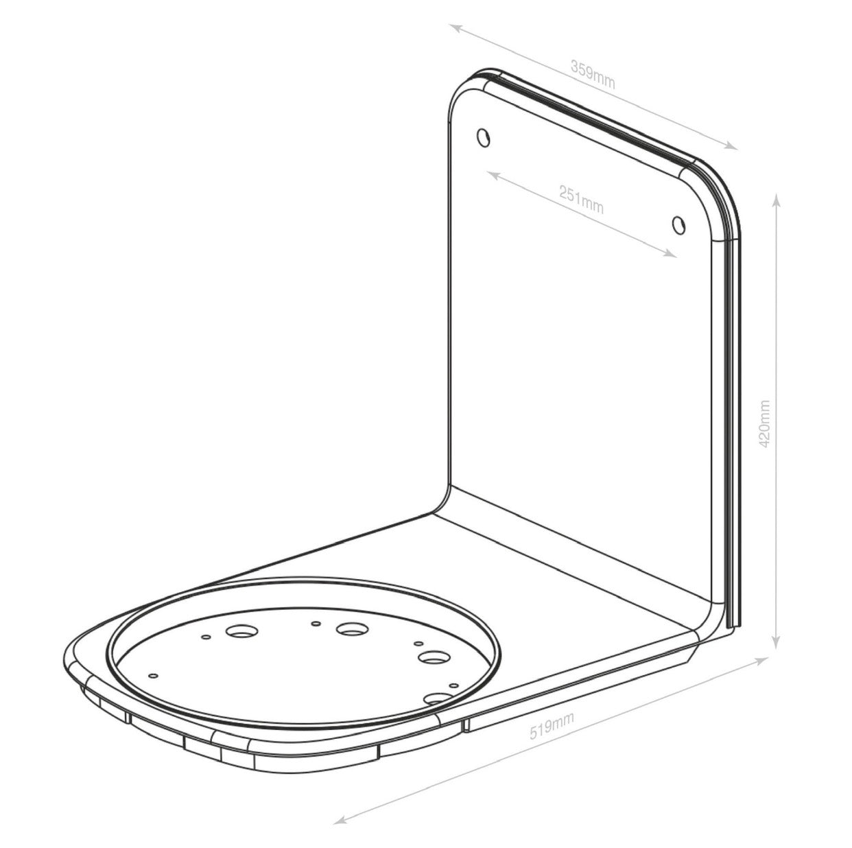 LooSeal Toilet L-Adaptor Large