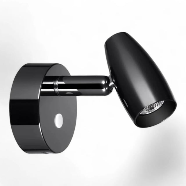 12/24 Volt Reading Spotlight for Caravans (Gun Metal Gloss Black)