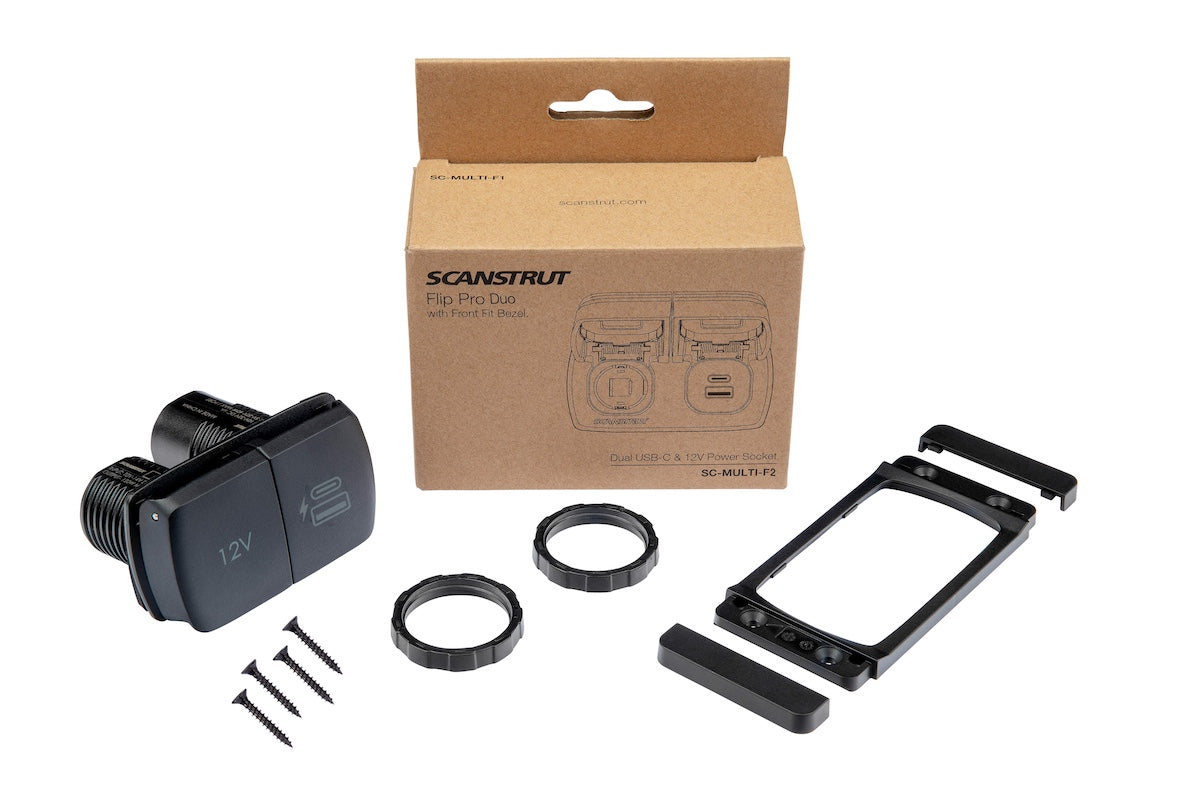 Flip Pro Duo SC-Multi-F2 12V, USB-A, USB-C