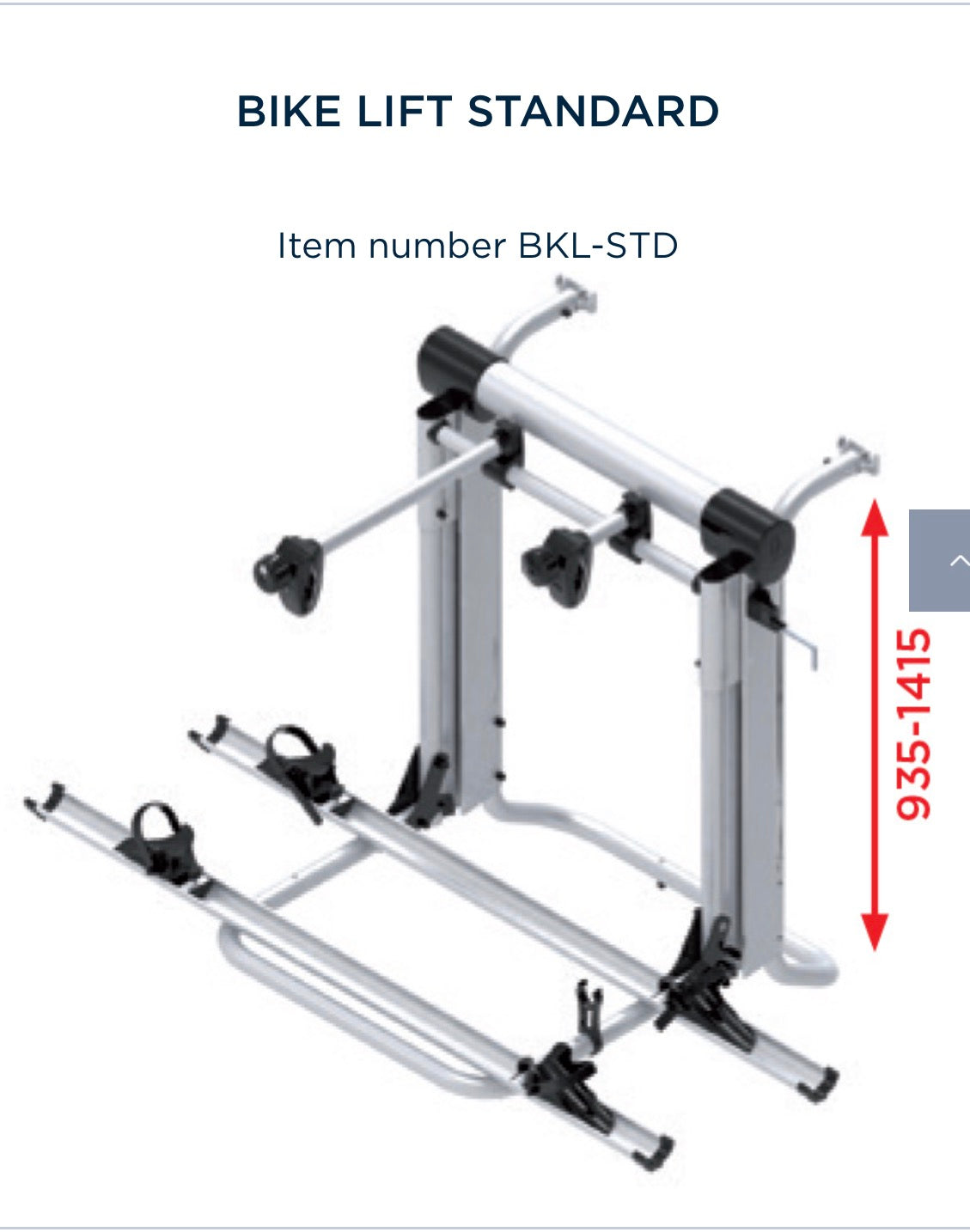 Electric Bike Lift - Standard (935-1415)