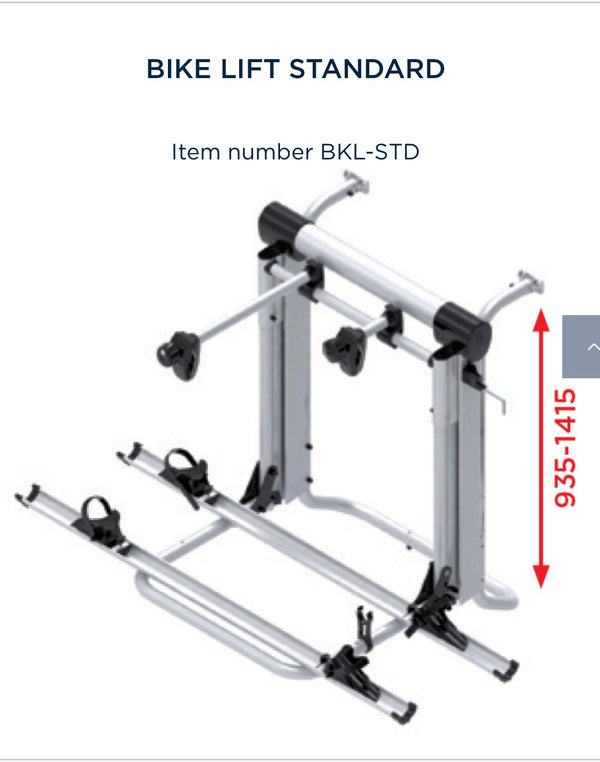Electric Bike Lift System - Standard | Australia Caravan, Motorhome ...