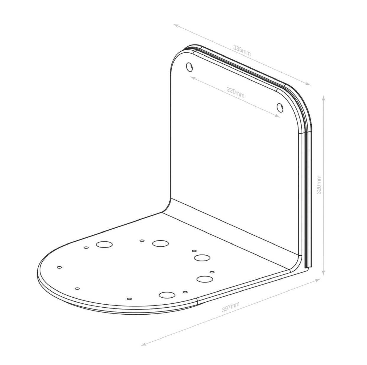 LooSeal Toilet L-Adaptor Small