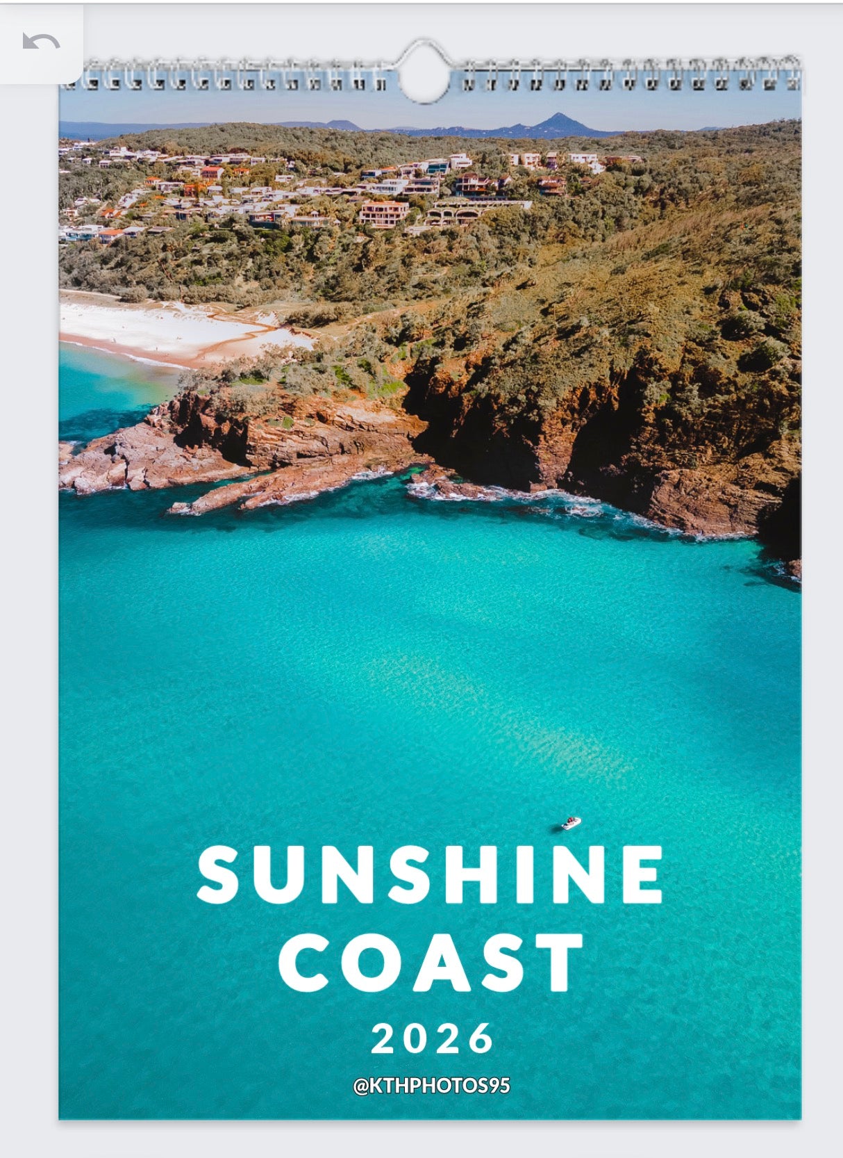 Sunshine Coast 2026 A2 Wall Calendar – Premium Photography by KTH Photos.