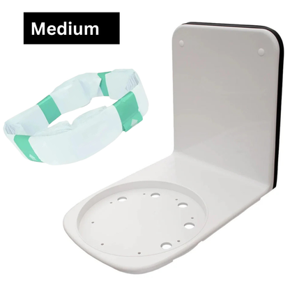 LooSeal Elite Toilet Bundle with Adapter Plate – 3 Months of Supplies