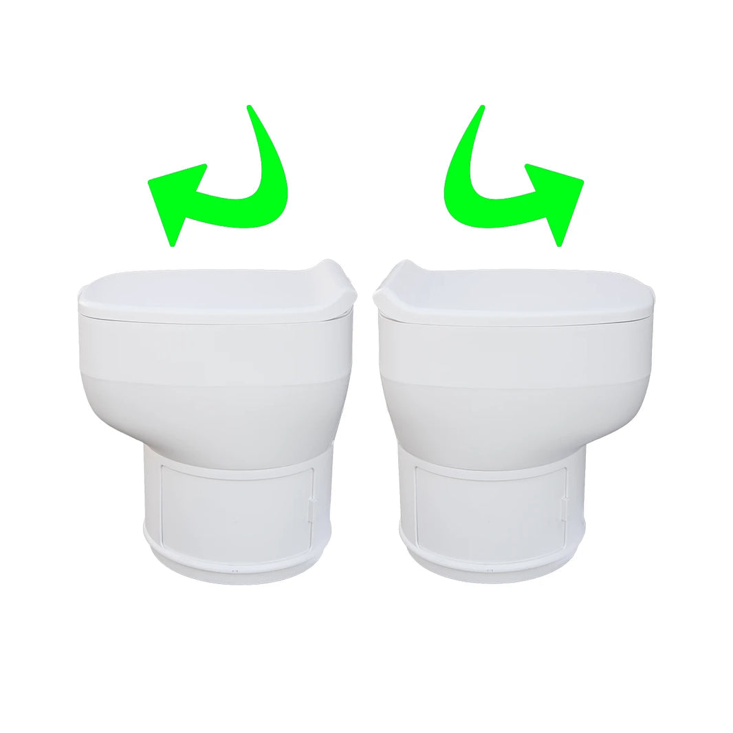 LooSeal Elite Auto Sealing Waterless Toilet White