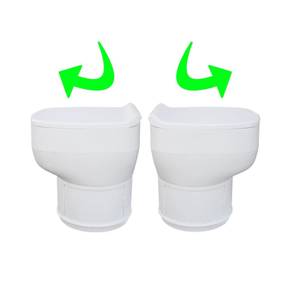 LooSeal Elite Auto Sealing Waterless Toilet White