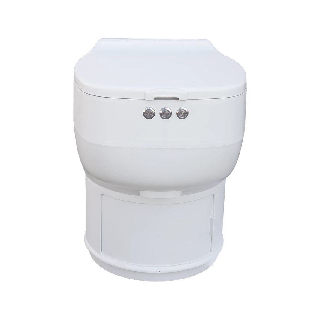 LooSeal Elite Auto Sealing Waterless Toilet White