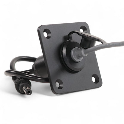 Aluminium Starlink Mini Caravan Waterproof Wall Socket / Passthrough DC 5.5 x 2.1