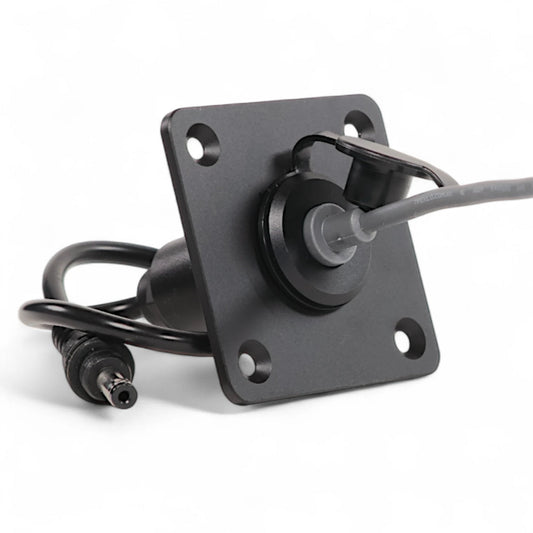 Aluminium Starlink Mini Caravan Waterproof Wall Socket / Passthrough DC 5.5 x 2.1