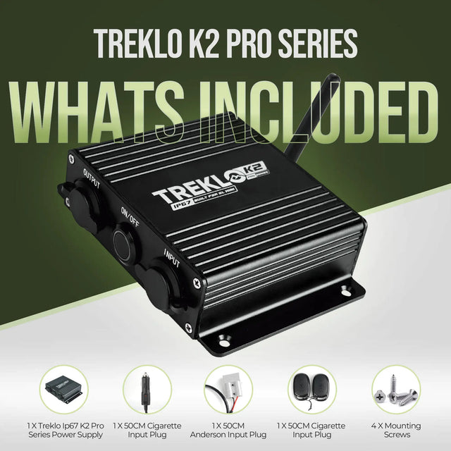 TREKLO - K2 Boosted Power Supply and Remote for Starlink Mini