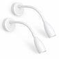Pair of White Max Reading Lights with USB C and Dimming