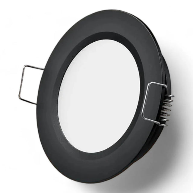 Black 12v Downlights (4Pack) Cool White