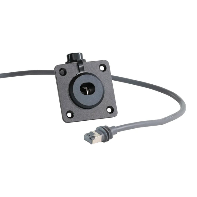 Aluminium Starlink Gen 3 Caravan Waterproof Wall Socket / Passthrough