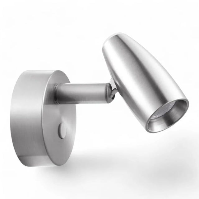 12/24 Volt Reading Spotlight for Caravans (Nickel)