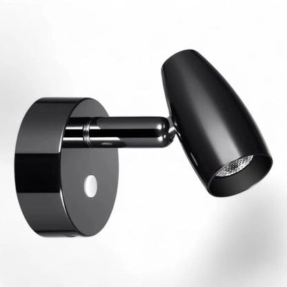 12/24 Volt Reading Spotlight for Caravans (Gun Metal Gloss Black)