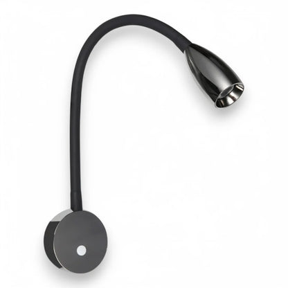 12 / 24v Wall Reading Light (Gun Metal Gloss Black)