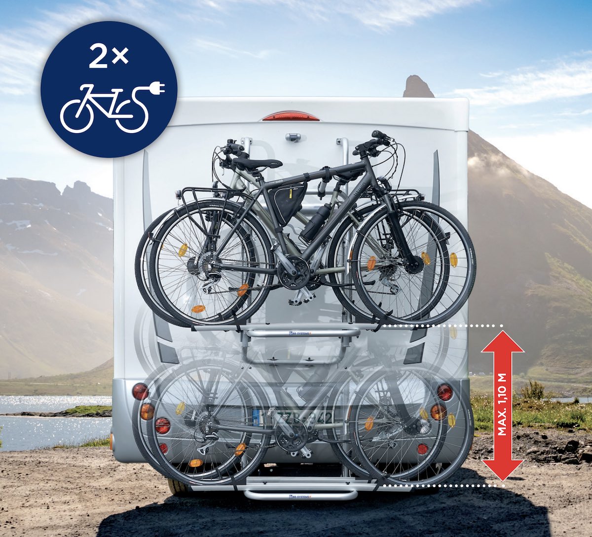 Electric Bike Lift - Short (785-1265)